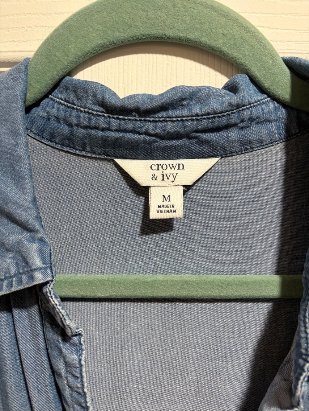 crown & ivy  Blue Denim Dress - Picture 2 of 2